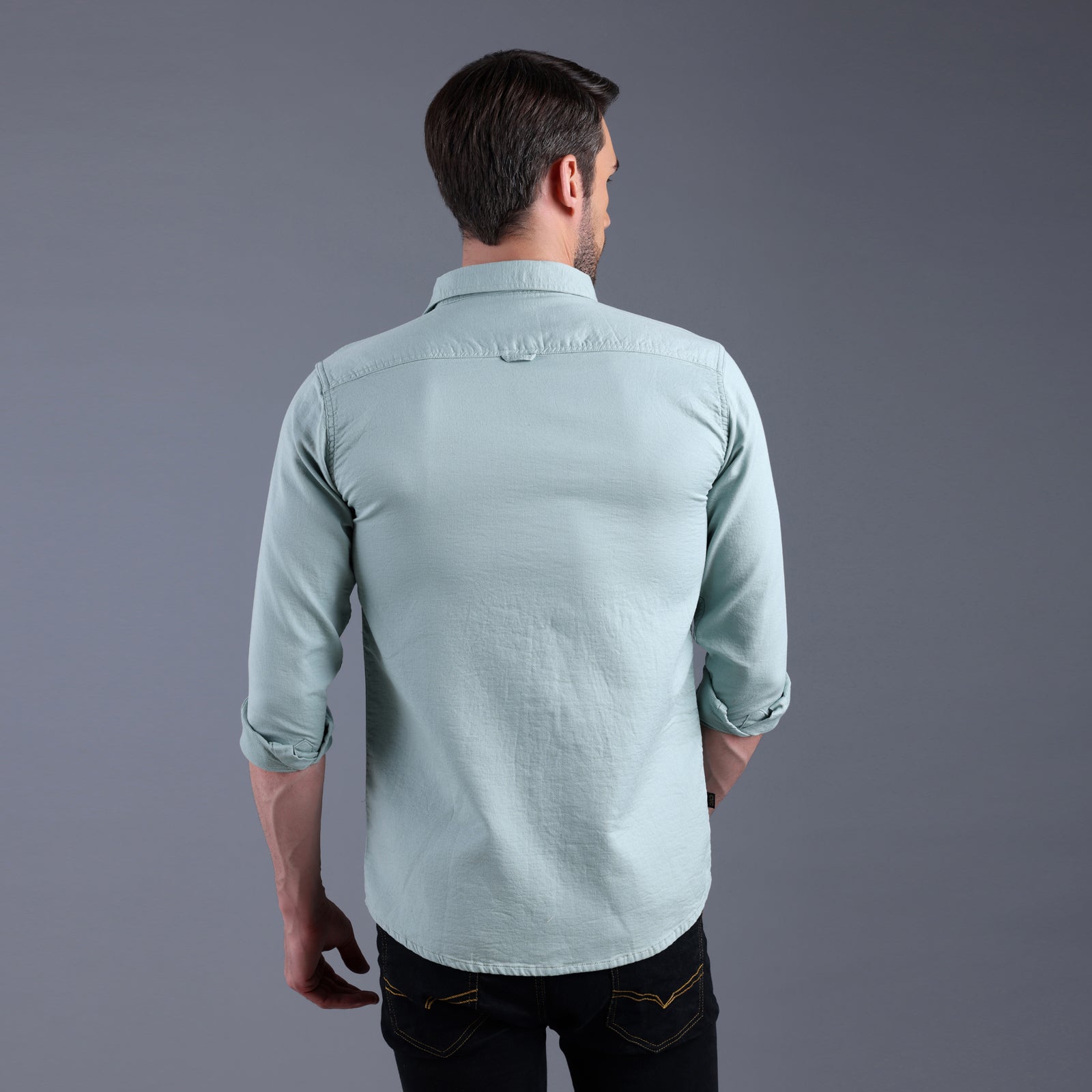 Men's Cargo Light Green Shirt