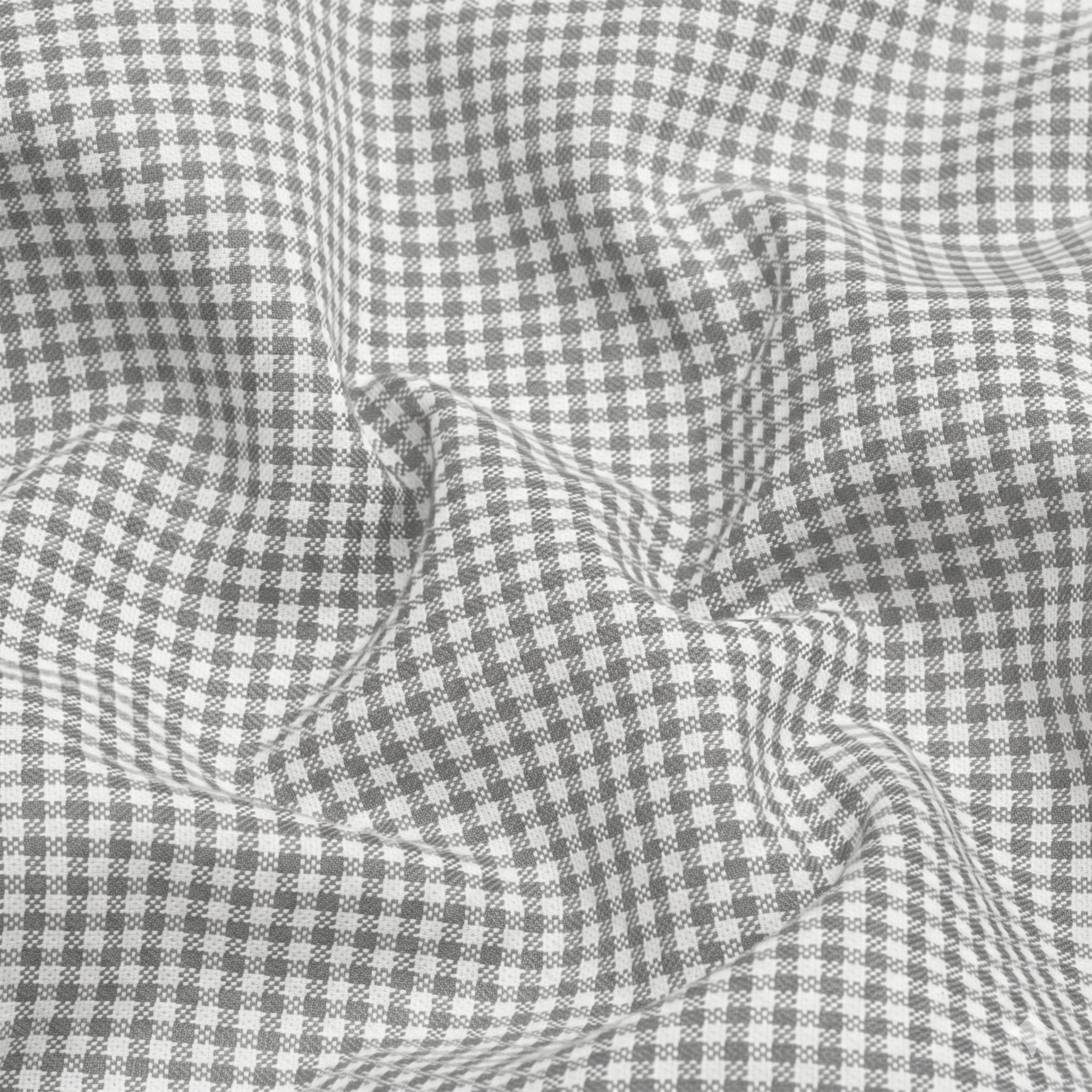 Men's Cotton Check Shirt-Light-Grey, Regular Fit, All-Day Comfort