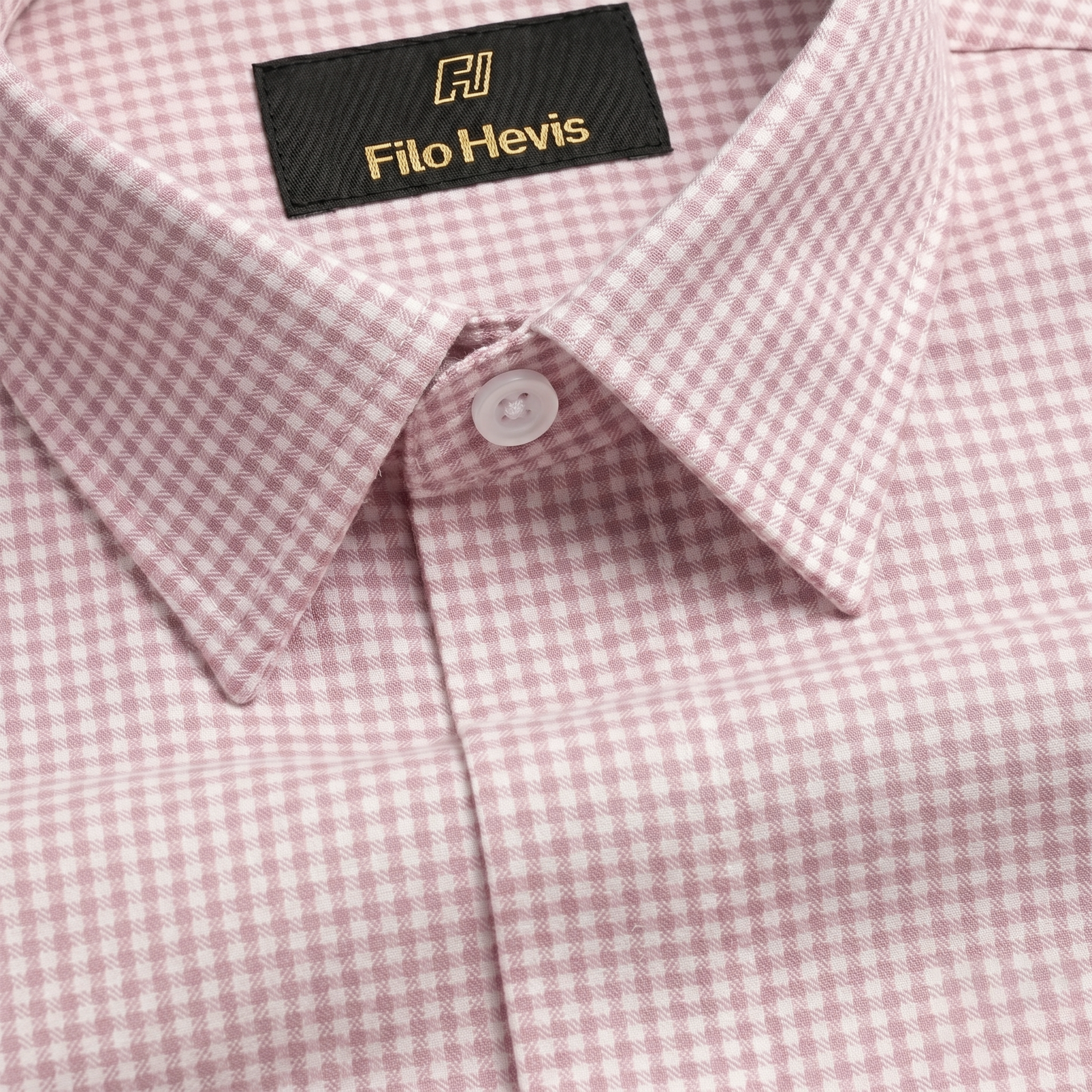Men's Cotton Check Shirt-Light-Pink, Regular Fit, All-Day Comfort
