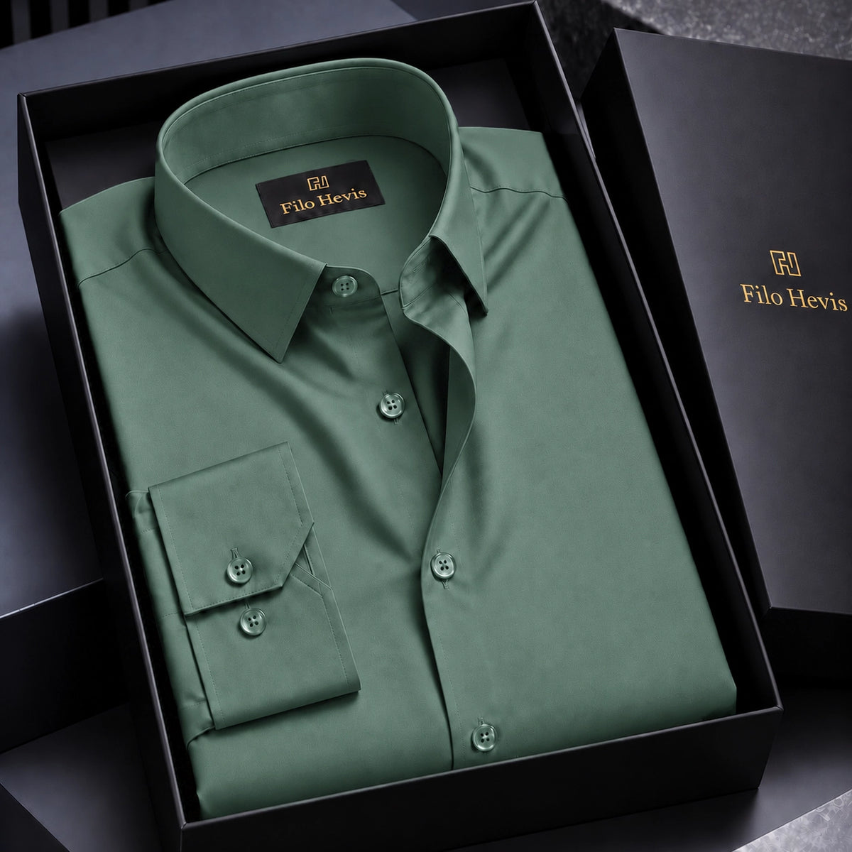 Men’s Satin Lycra Formal Shirt (Imported Fabric)| Mint Green