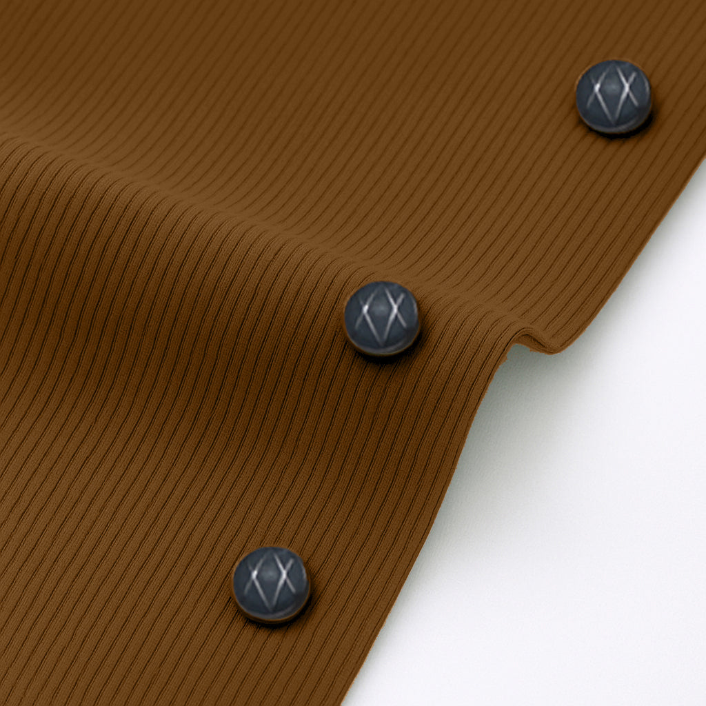 MEN’S CORDUROY SHIRT FOR WINTER STYLE | 21-WALES CORDUROY | DOUBLE POCKET | EMERALD-Brown