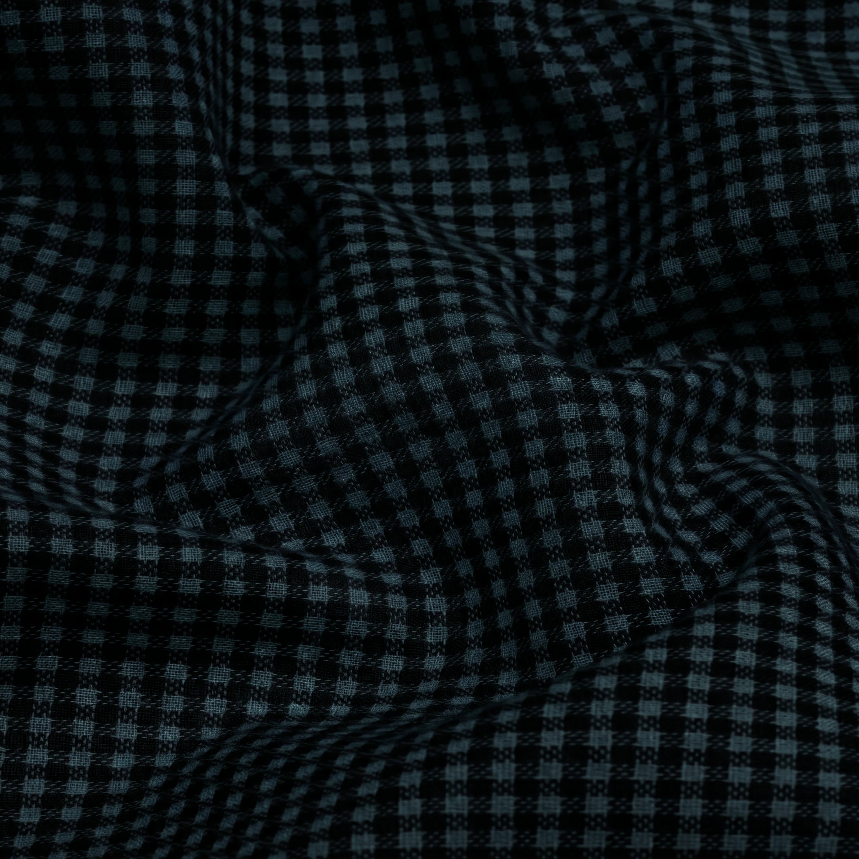 Cotton Check Shirt for Men |Slim fit | Navy Blue