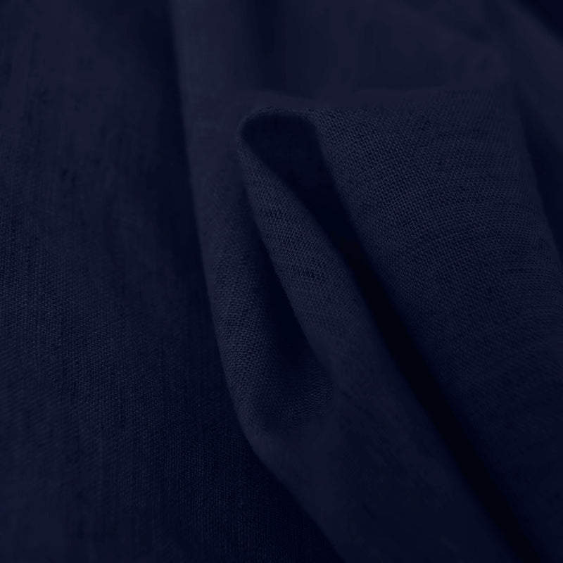 FINE LINEN SHIRTS FOR MEN (Full Sleeves)-Navy Blue