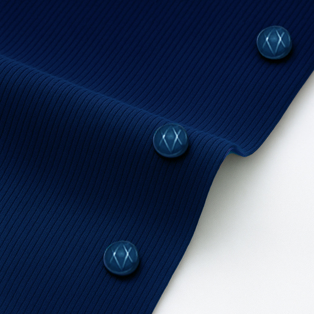 MEN’S CORDUROY SHIRT FOR WINTER STYLE | 21-WALES CORDUROY | DOUBLE POCKET | EMERALD-Navy Blue