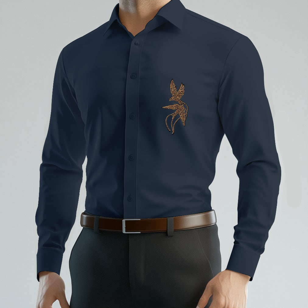 Men's ClubWear Premium Shirt - Navy Blue