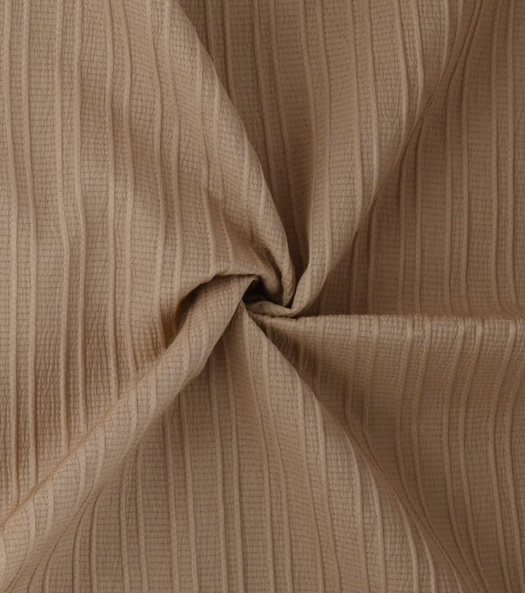 Men’s Textured Popcorn Half Sleeve Casual Shirt – Brown