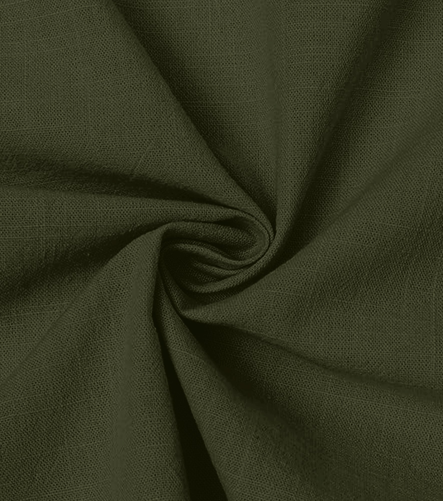 Cotton Chinese Collar Short Kurta for Men | Traditional Nehru Ethnic Shirts | Daily Wear-Olive Green