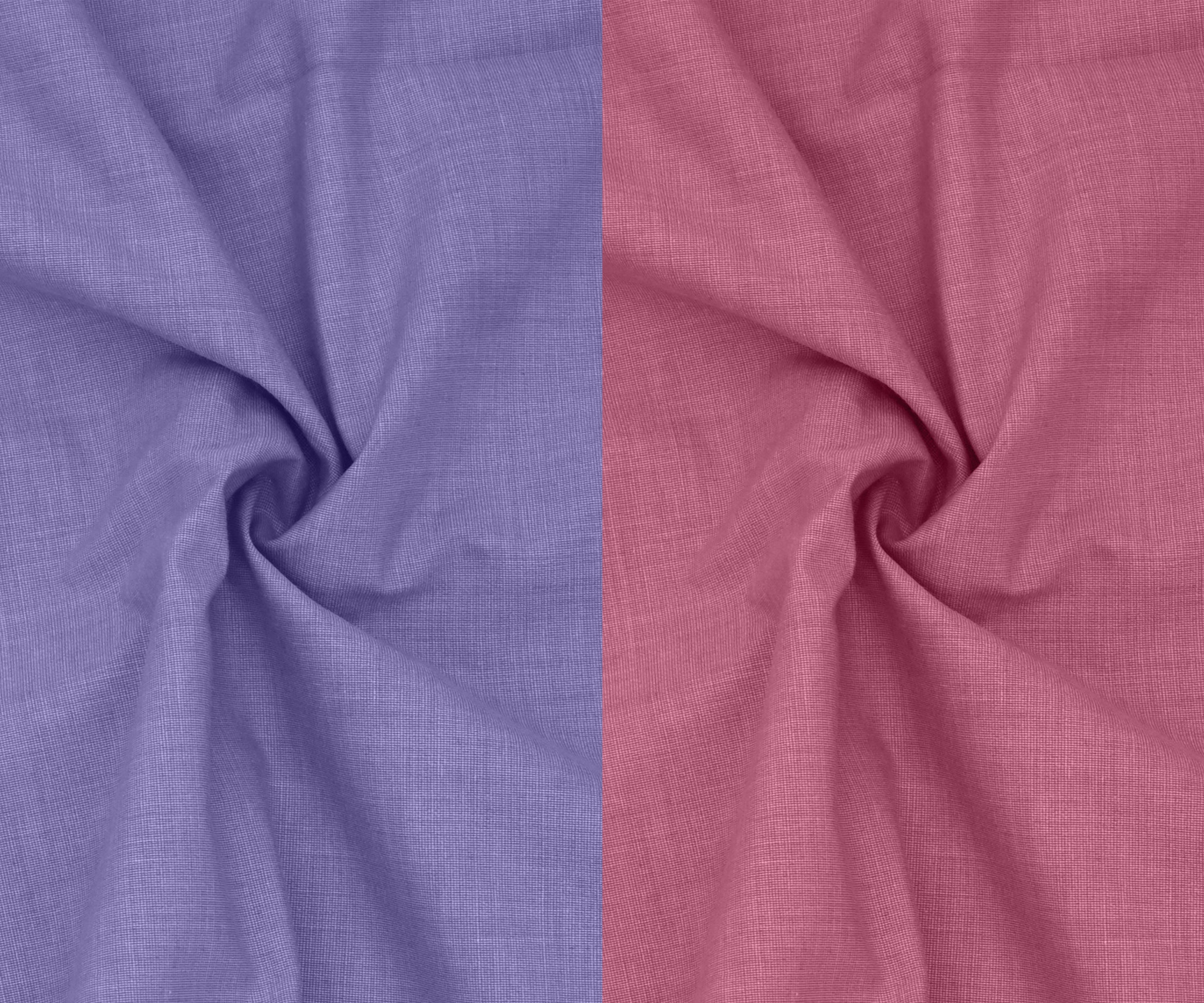 Combo of 2 Filafil Fabric Regular Fit Formal Shirts – Purple & Pink (Single Pocket)