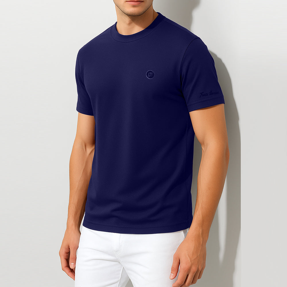 Men's Cotton Round Neck t-shirt Royal Blue