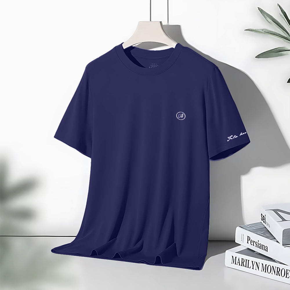 Men's Cotton Round Neck t-shirt Royal Blue