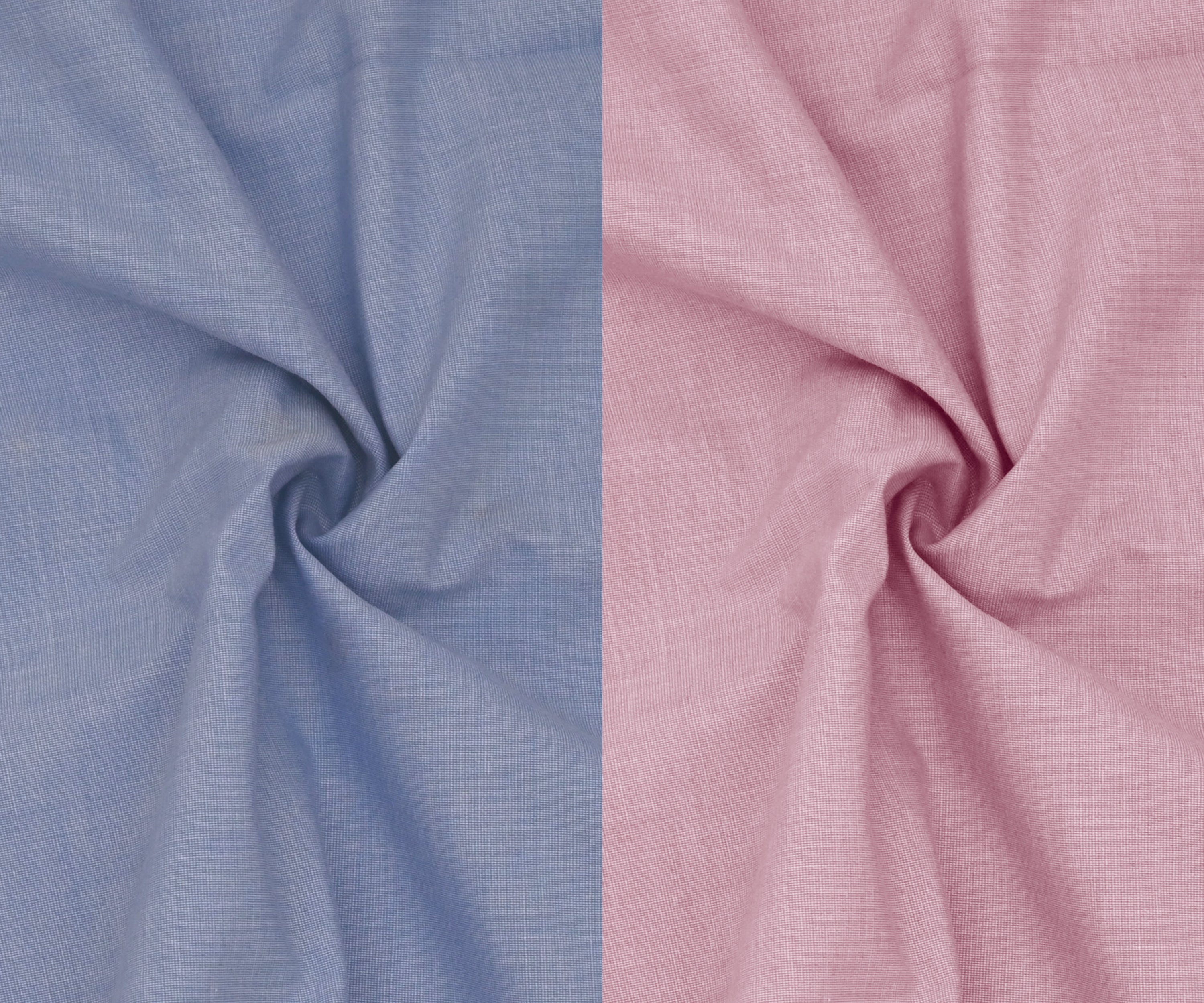 Combo of 2 Filafil Fabric Regular Fit Formal Shirts – Sky & Light Pink (Single Pocket)