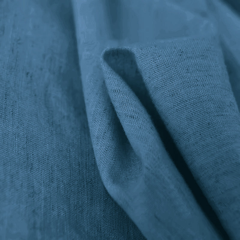 FINE LINEN SHIRTS FOR MEN (Full Sleeves)-Teal Blue