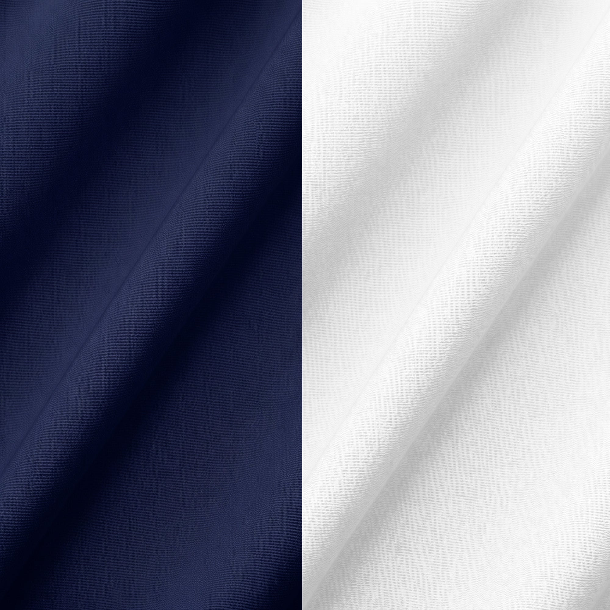 Combo of 2 Formal shirts Navy Blue & White Colour