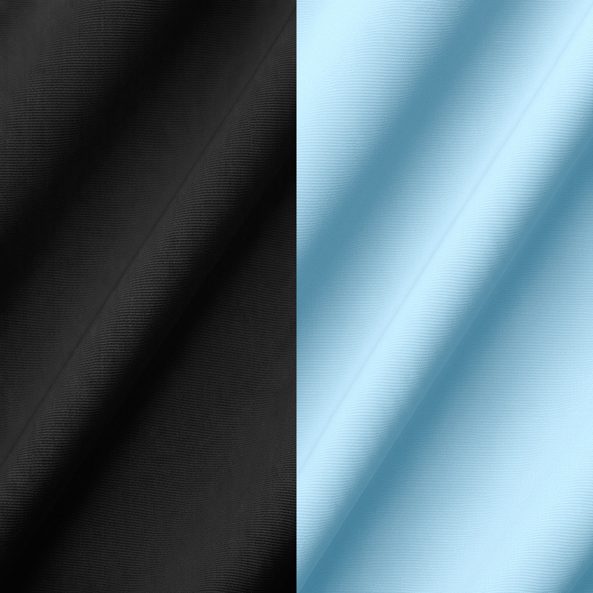 Combo of 2 Formal shirts Sky Blue & Black Colour My Store