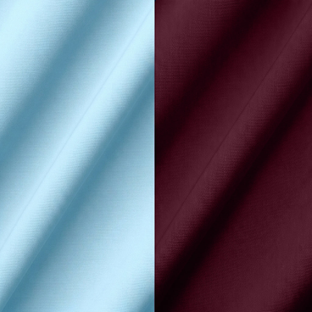 Combo of 2 Formal shirts Sky Blue & Wine Colour My Store