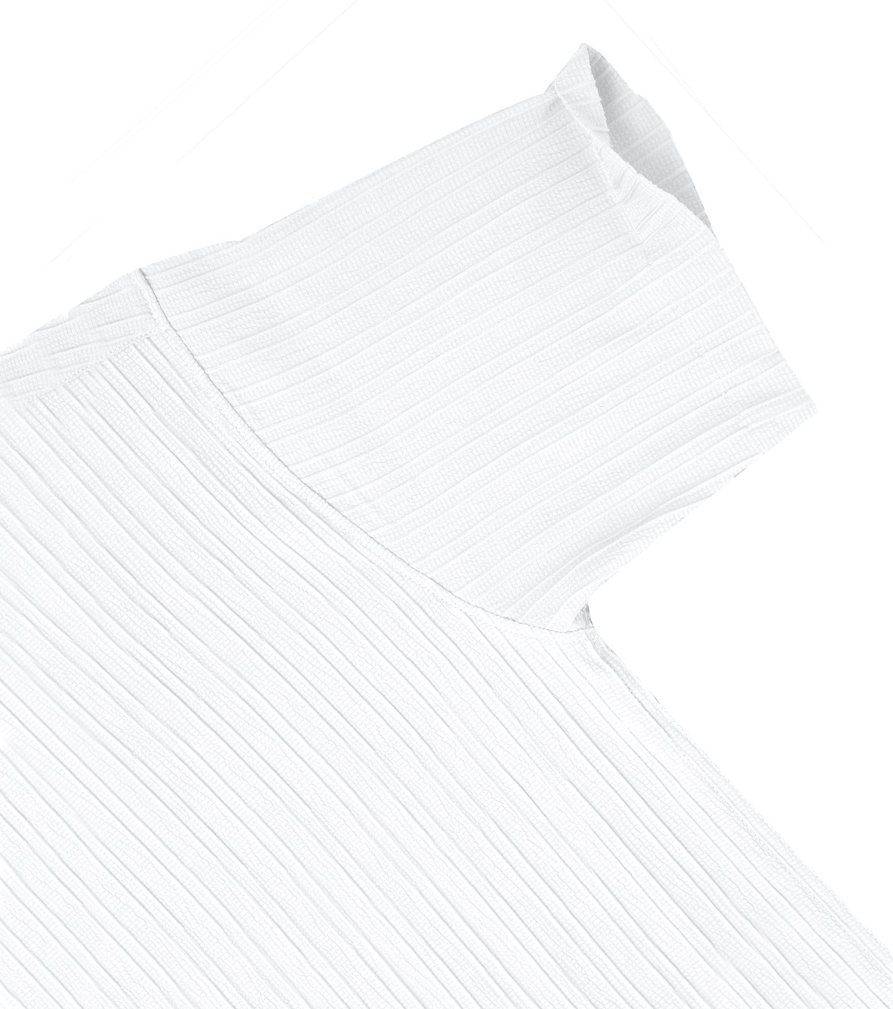 Men’s Textured Popcorn Half Sleeve Casual Shirt – White My Store