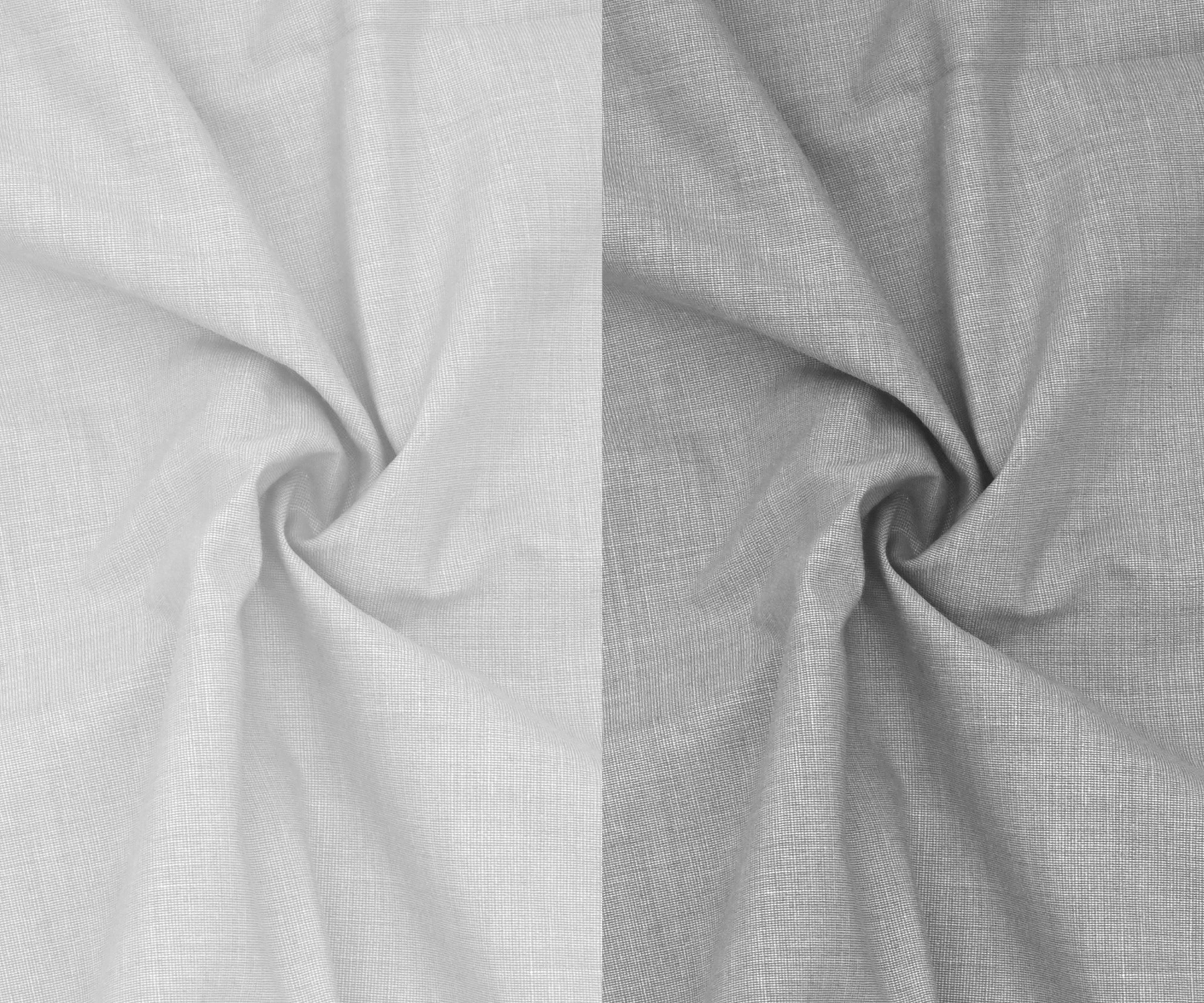 Combo of 2 Filafil Fabric Regular Fit Formal Shirts – White & Grey (Single Pocket)
