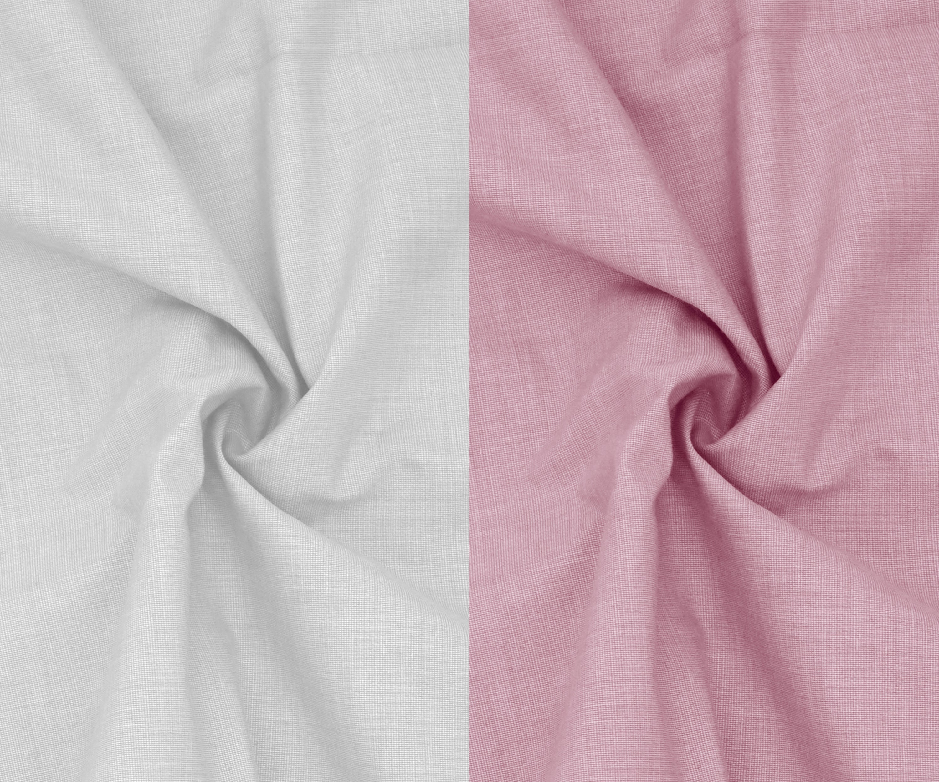 Combo of 2 Filafil Fabric Regular Fit Formal Shirts – White & Light Pink (Single Pocket) My Store