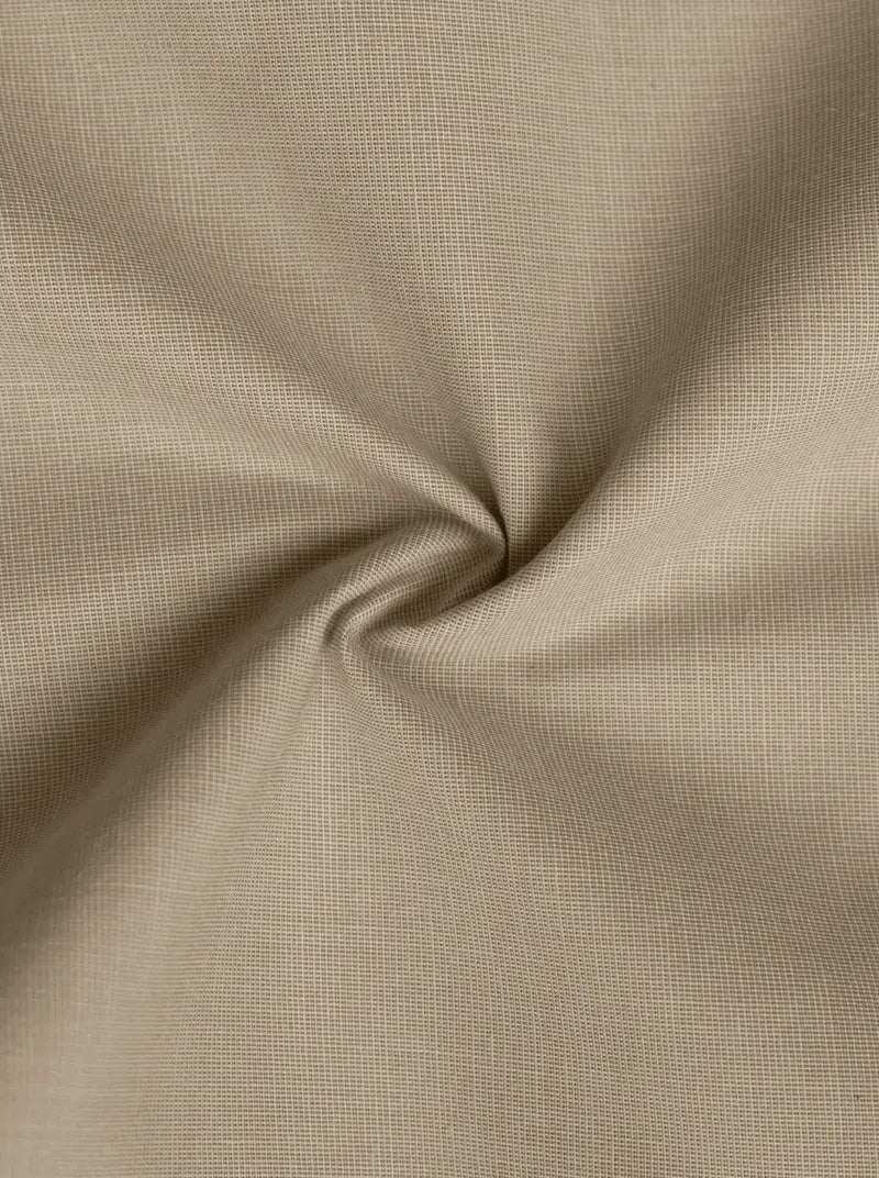 Filafil Fabric Formal Shirt for Men - Regular Fit | Brown Filo Hevis