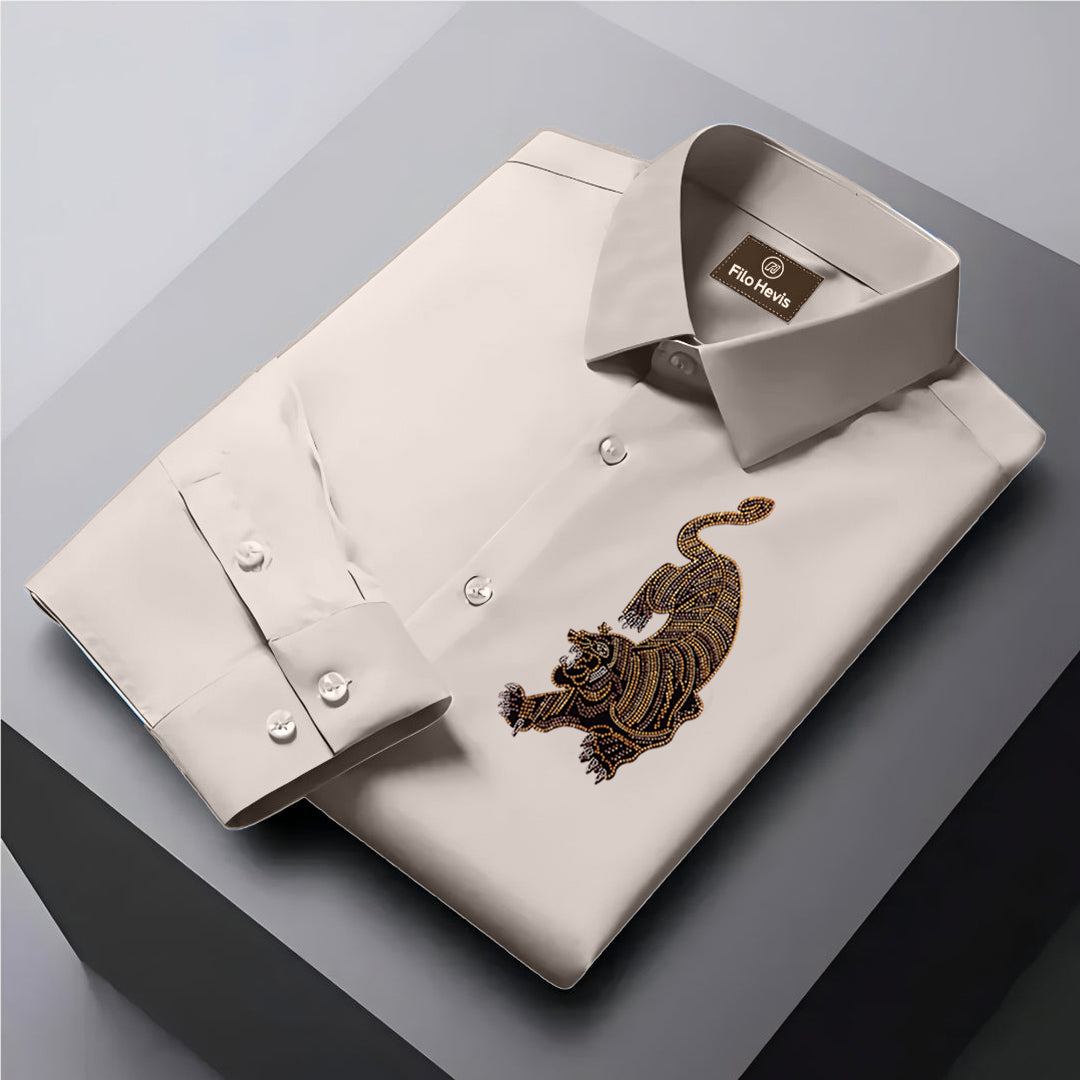 Men's ClubWear Premium Shirt -Beige