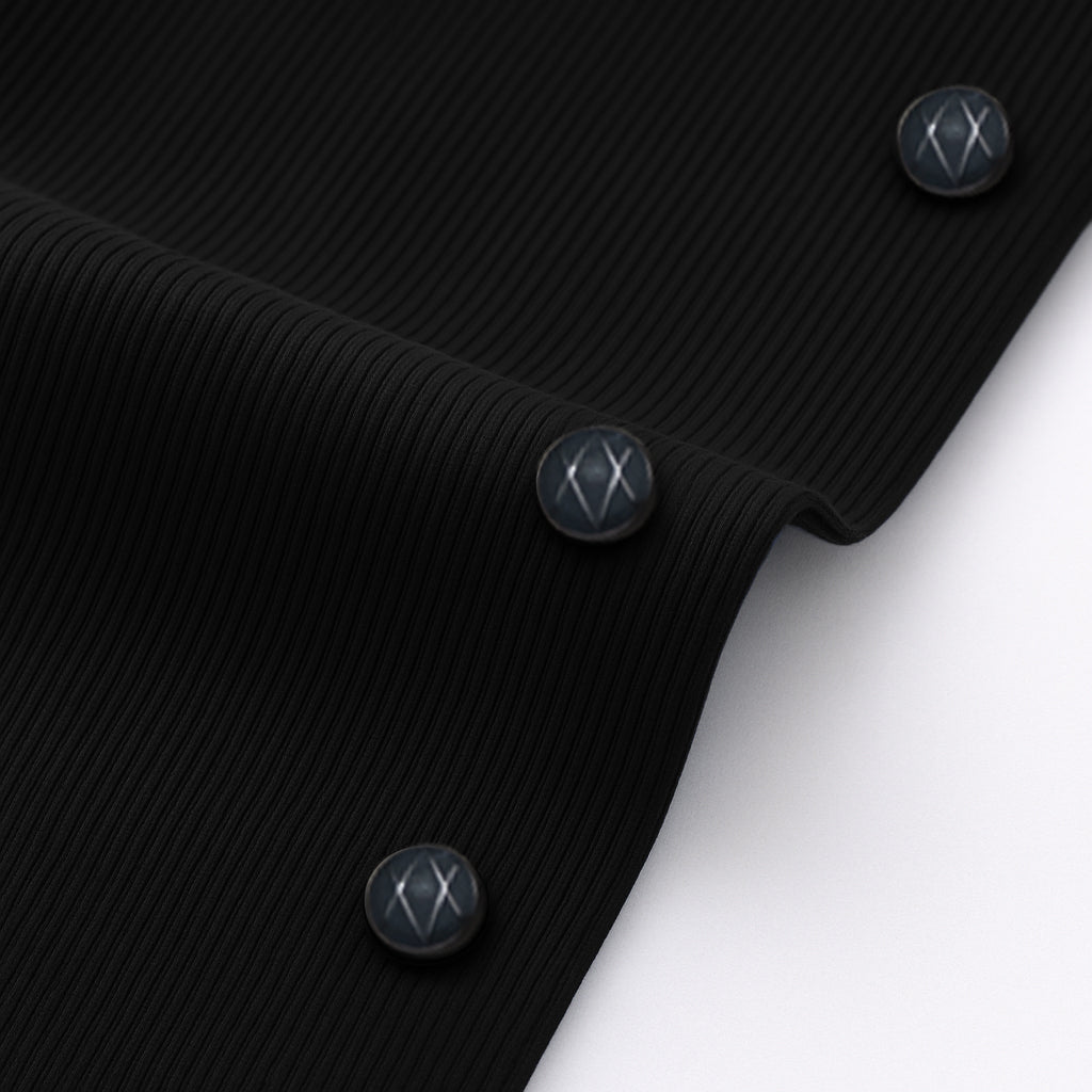 MEN’S CORDUROY SHIRT FOR WINTER STYLE | 21-WALES CORDUROY | DOUBLE POCKET | EMERALD-Black