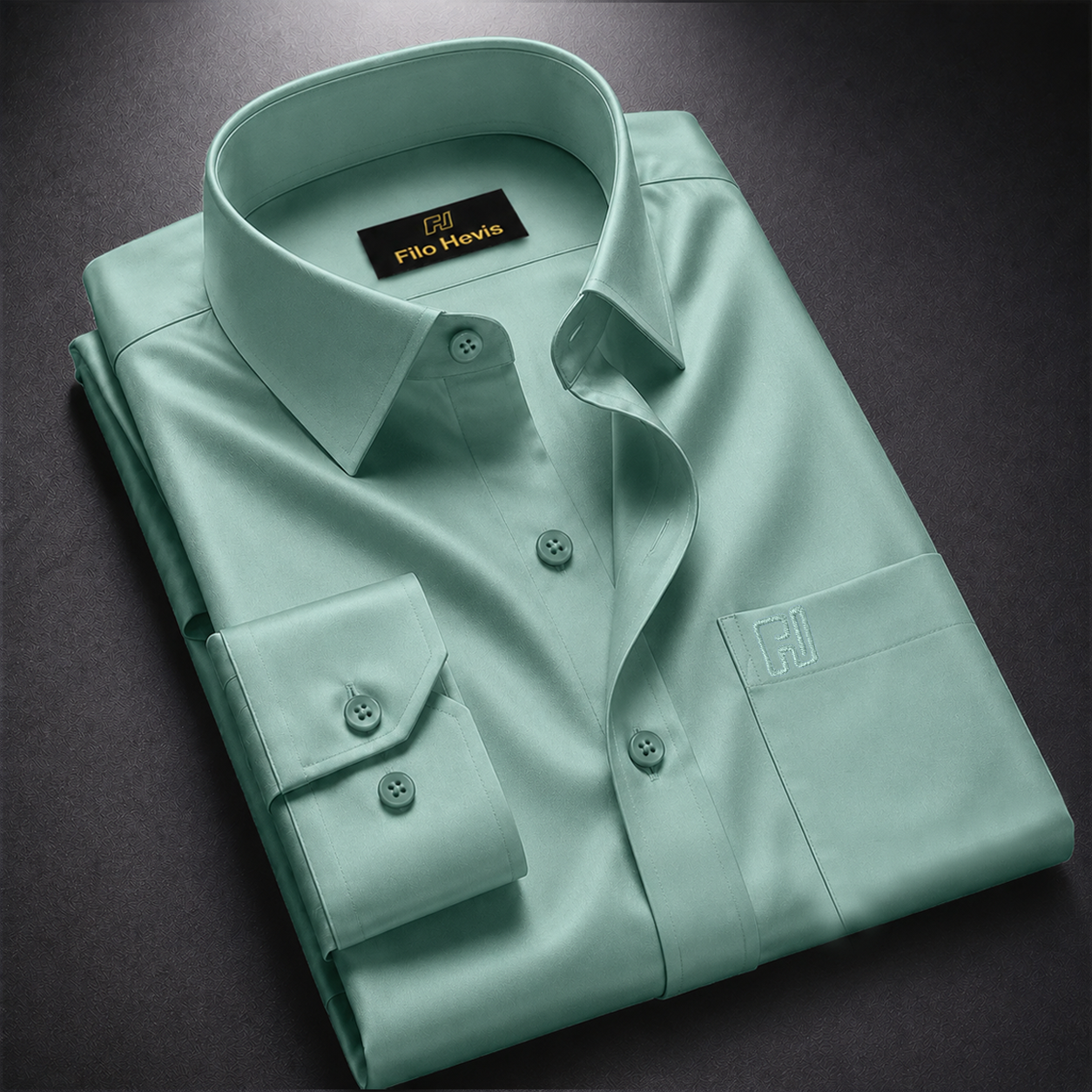 sage green mens dress shirt Cotton Formal Shirt for Men - Regular Fit Full Sleeve