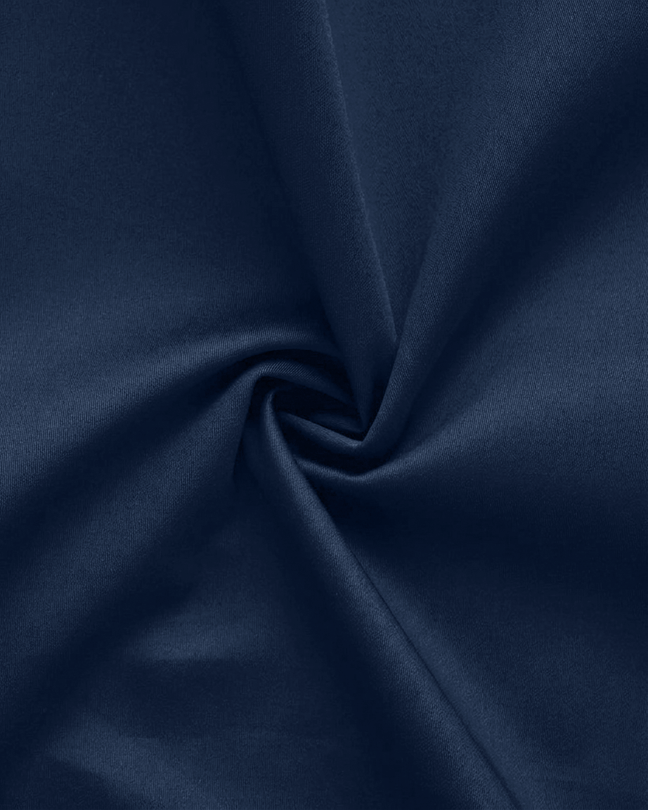 PLUS SIZE FORMAL SHIRTS IN COTTON FOR MEN (Single Pocket)- NAVY BLUE Filo Hevis