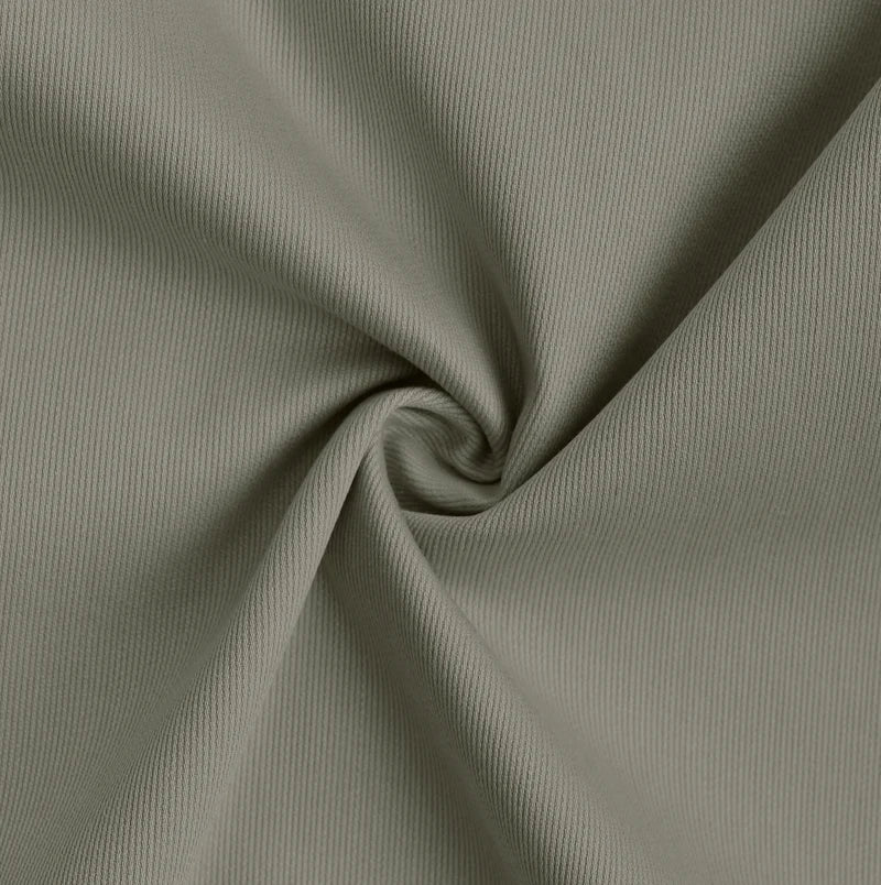 Fine-Ribbed Self-Structured Formal Shirt-MUD GREY My Store