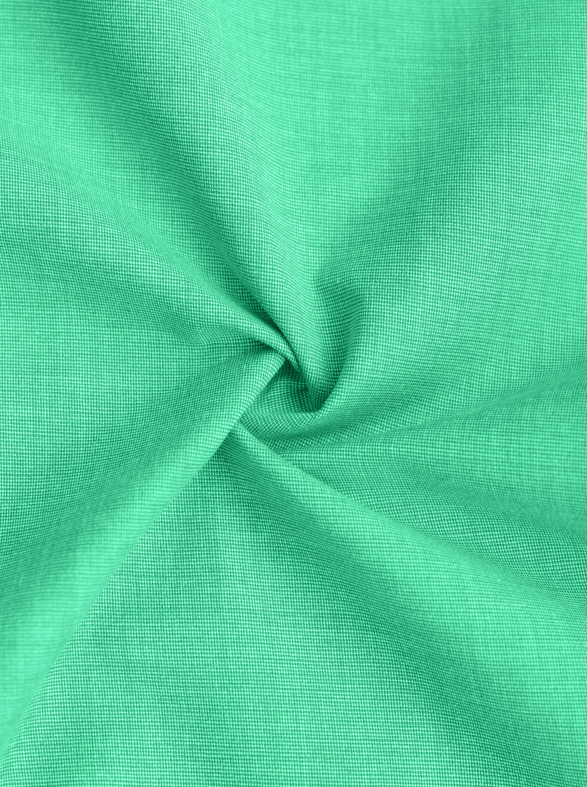 Filafil Fabric Regular Fit Single Pocket Formal Shirt Full Sleeve -Green