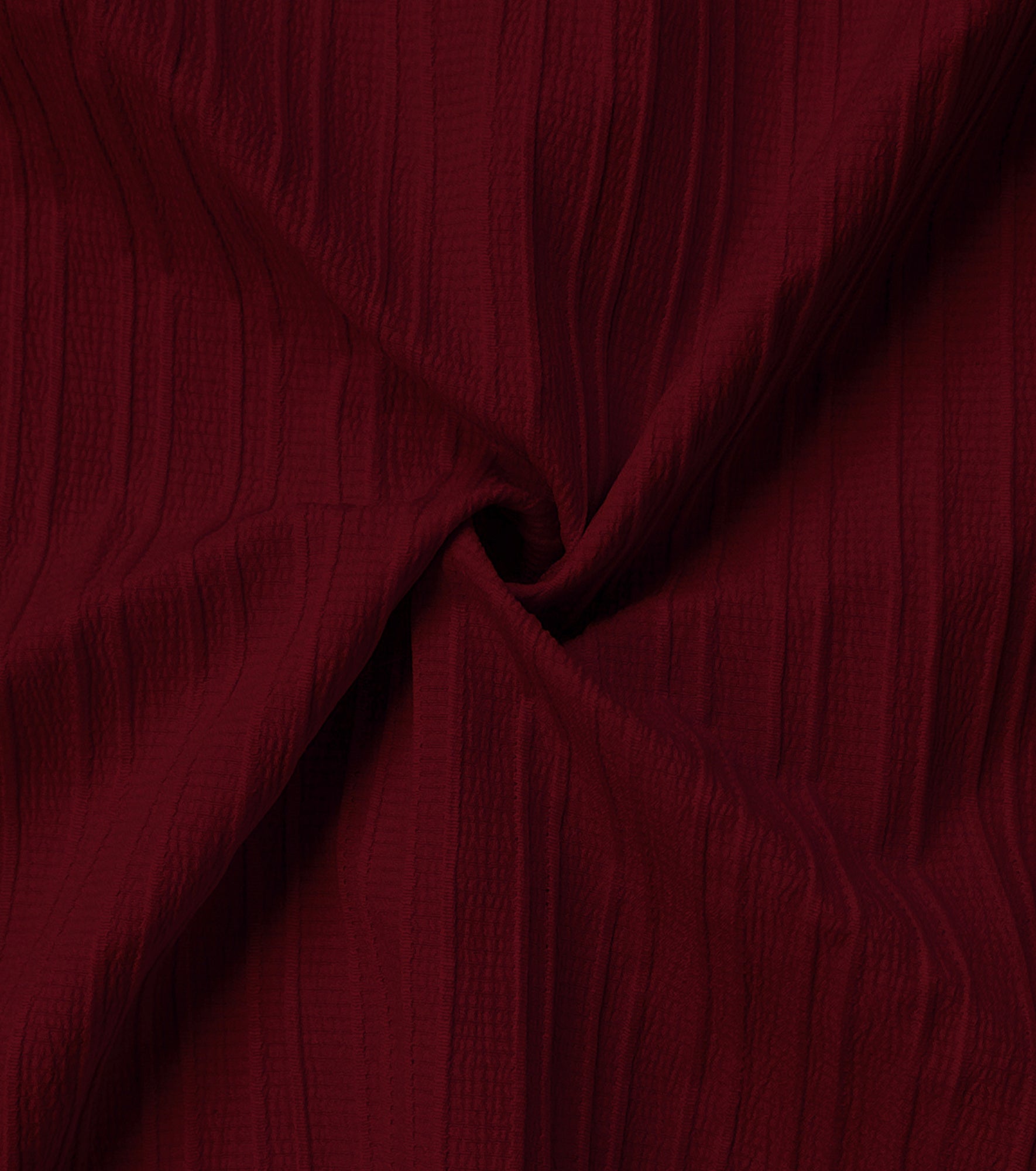 Men’s Textured Popcorn Half Sleeve Casual Shirt – Red