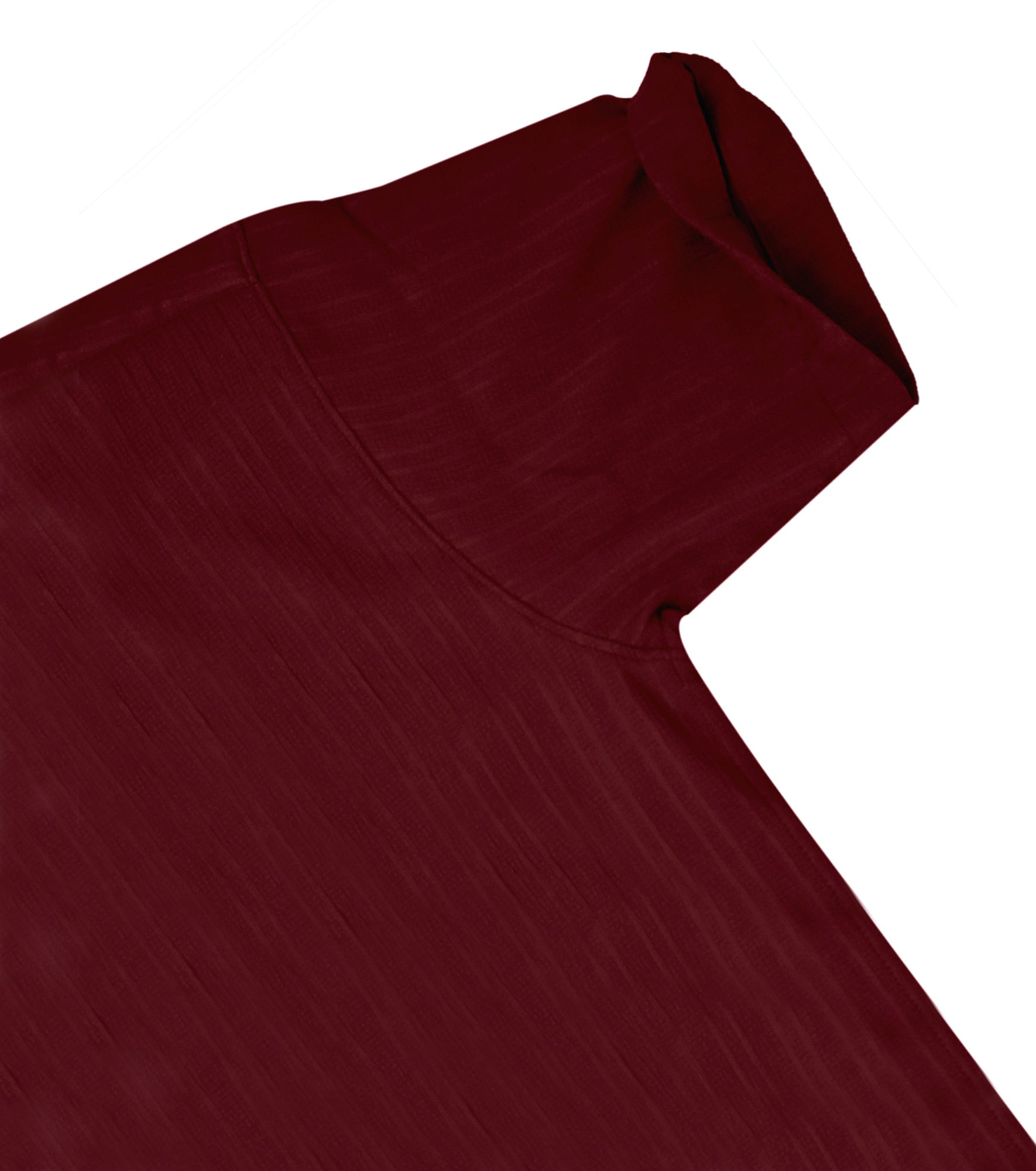 Men’s Textured Popcorn Half Sleeve Casual Shirt – Red