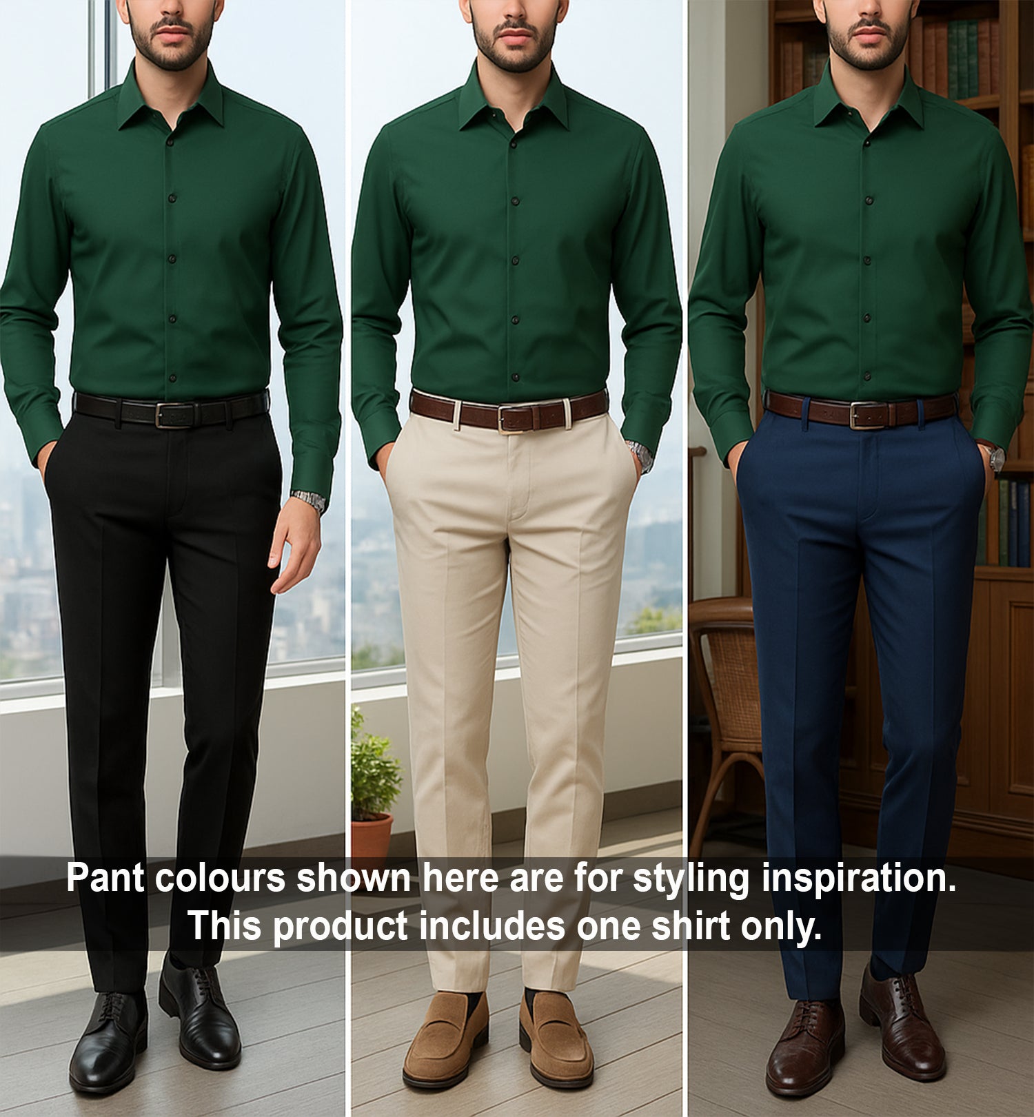 Men's Satin Lycra formal Full Sleeve Shirt Mint Green