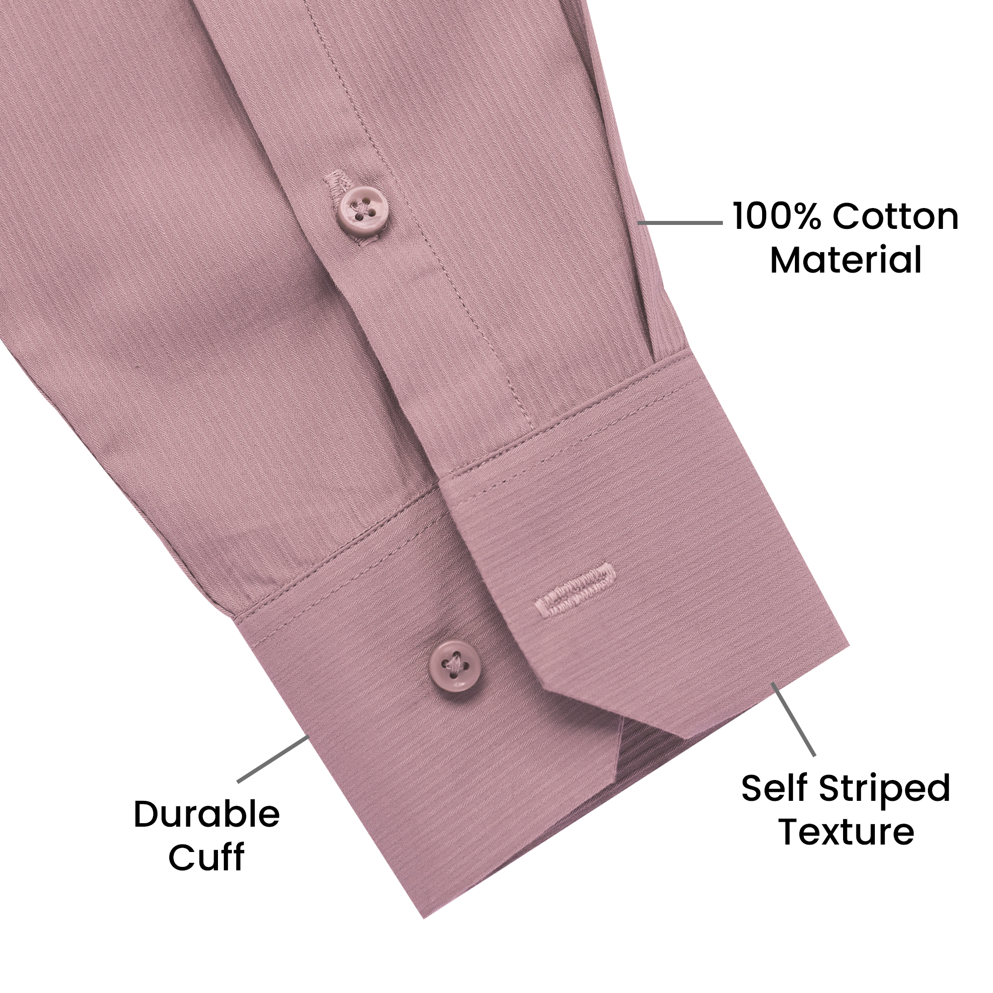 Premium SELF STRIPED SHIRTS FOR MEN - Textured Formal Shirts Collection | Professional Office Wear-Onion