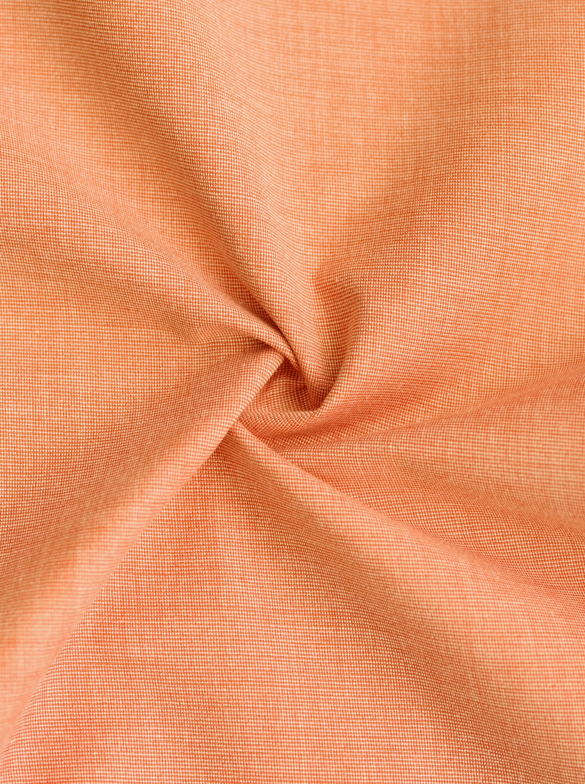 Filafil Fabric Regular Fit Single Pocket Formal Shirt Full Sleeve -Orange