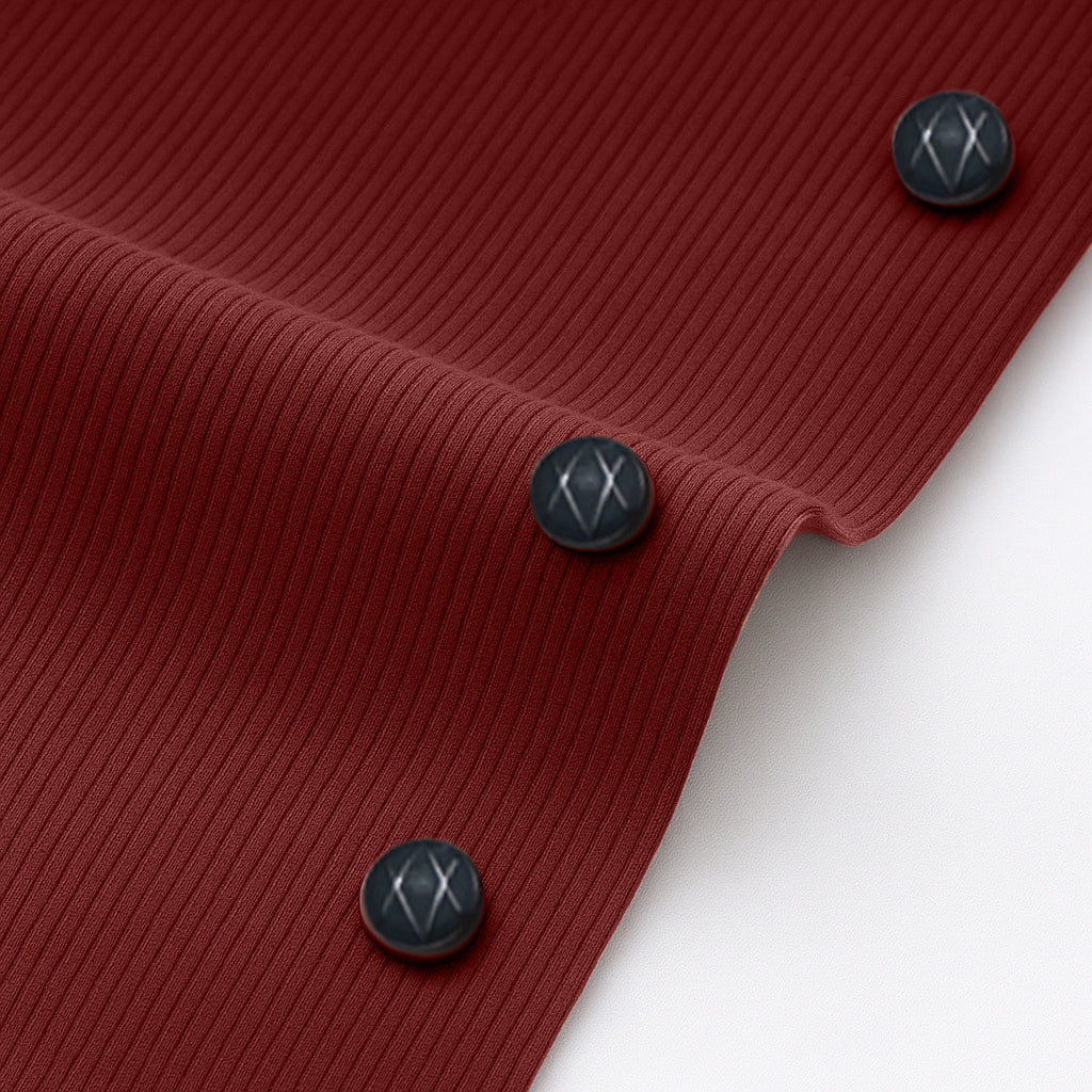 MEN’S CORDUROY SHIRT FOR WINTER STYLE | 21-WALES CORDUROY | DOUBLE POCKET | EMERALD-Red