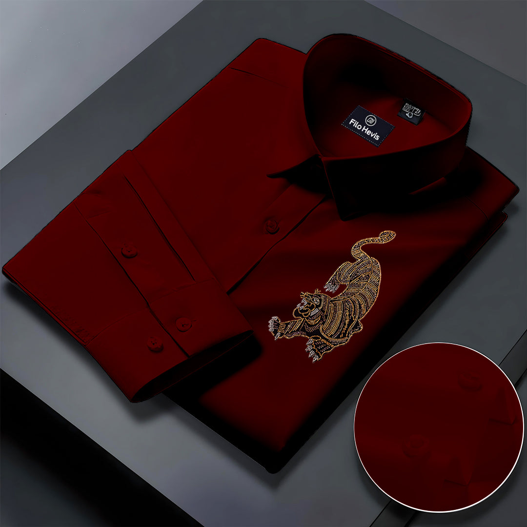 Men's ClubWear Premium Shirt -Maroon