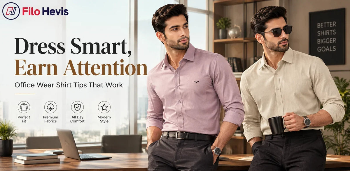 Office wear shirts for men