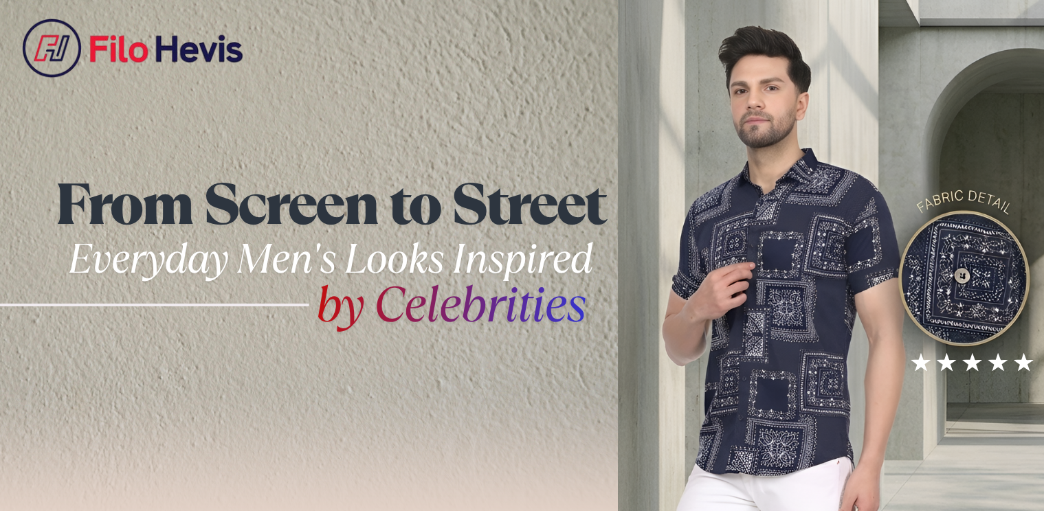Celebrity inspired men's fashion