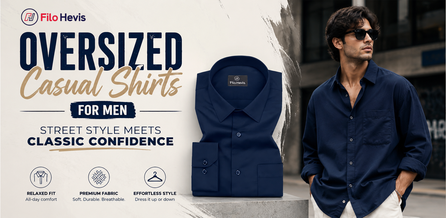 Oversized Casual Shirts for Men