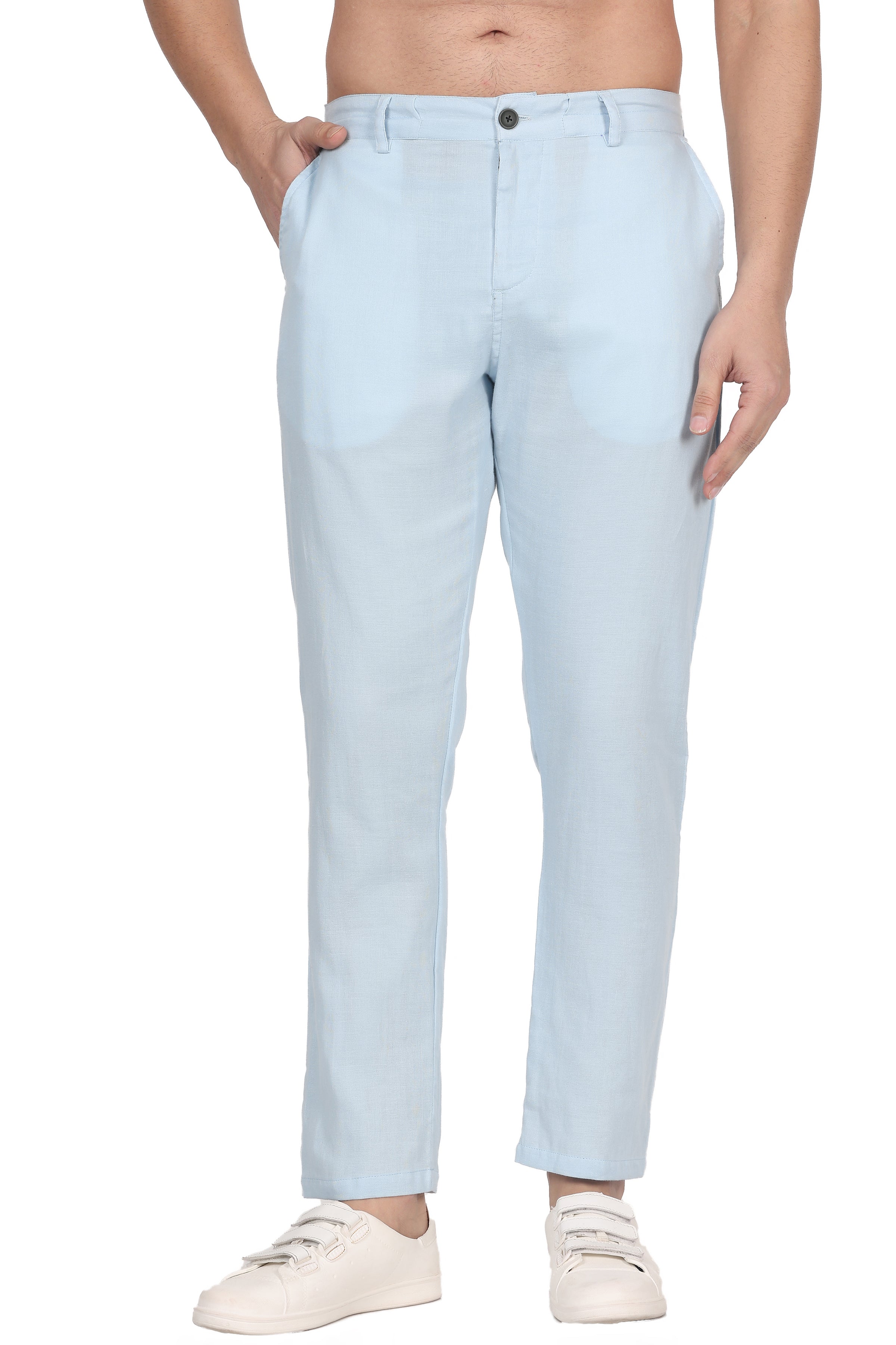 Double-Cloth Sky Pants