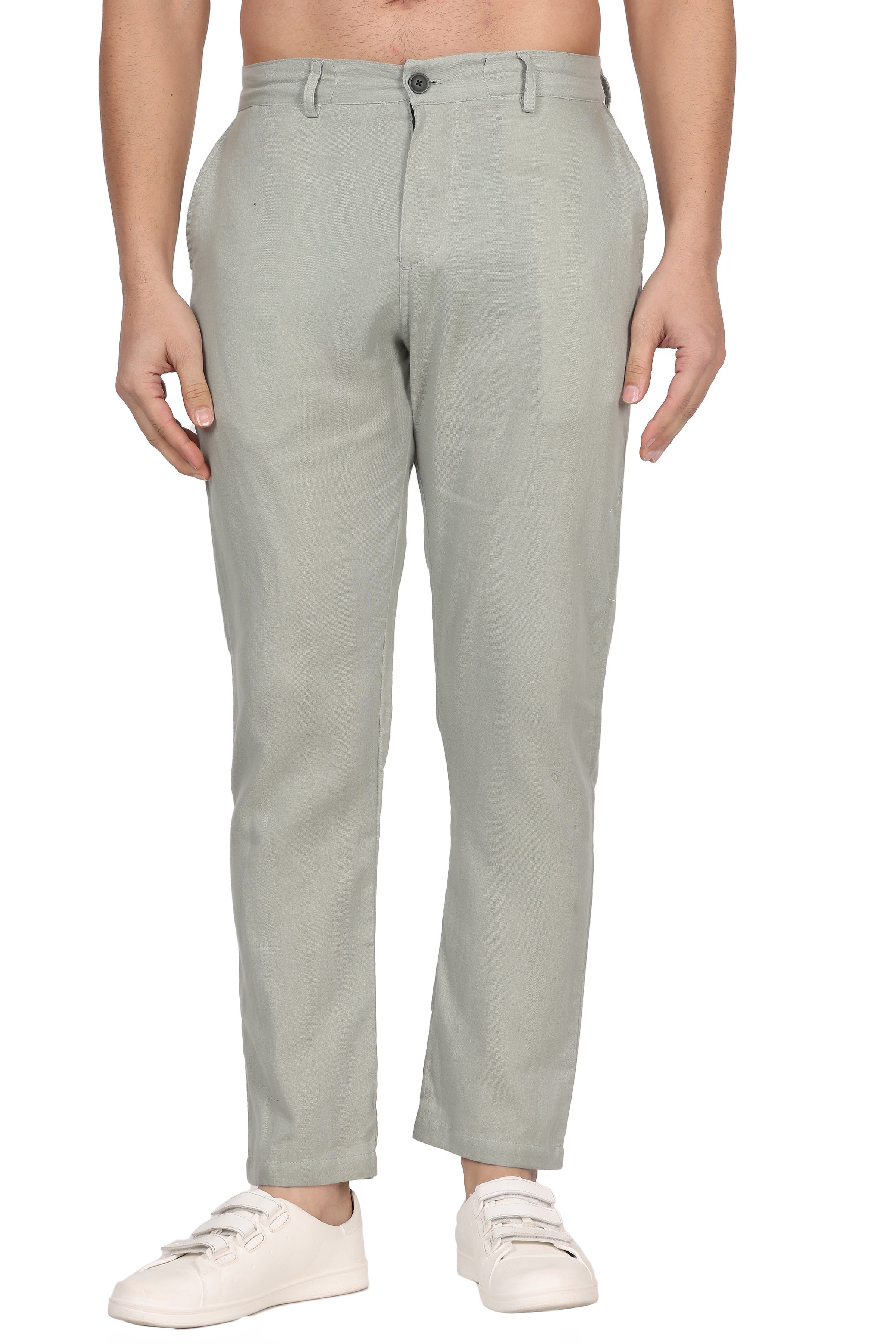 Double-Cloth Light Green Pants