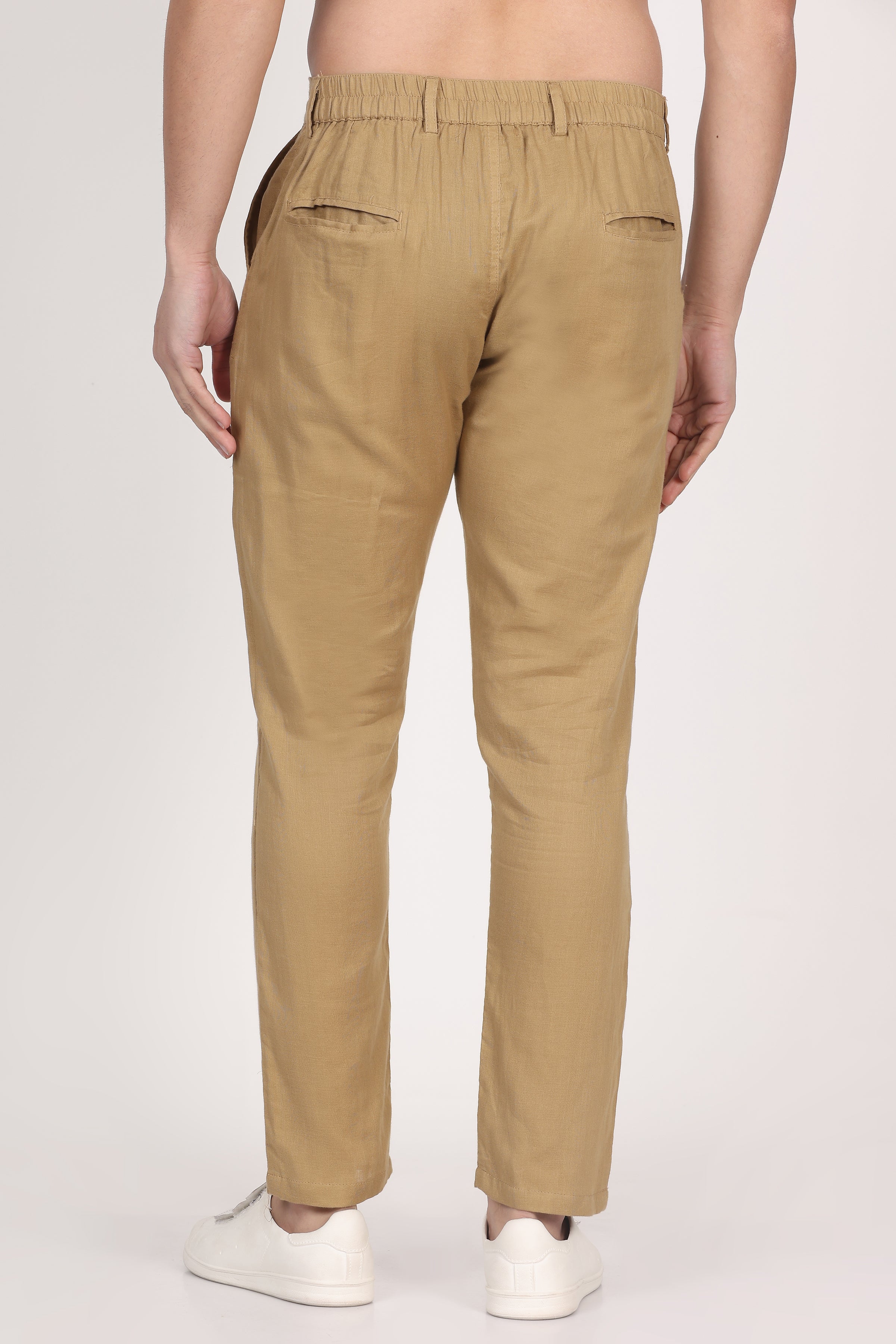 Double-Cloth Peach Pants