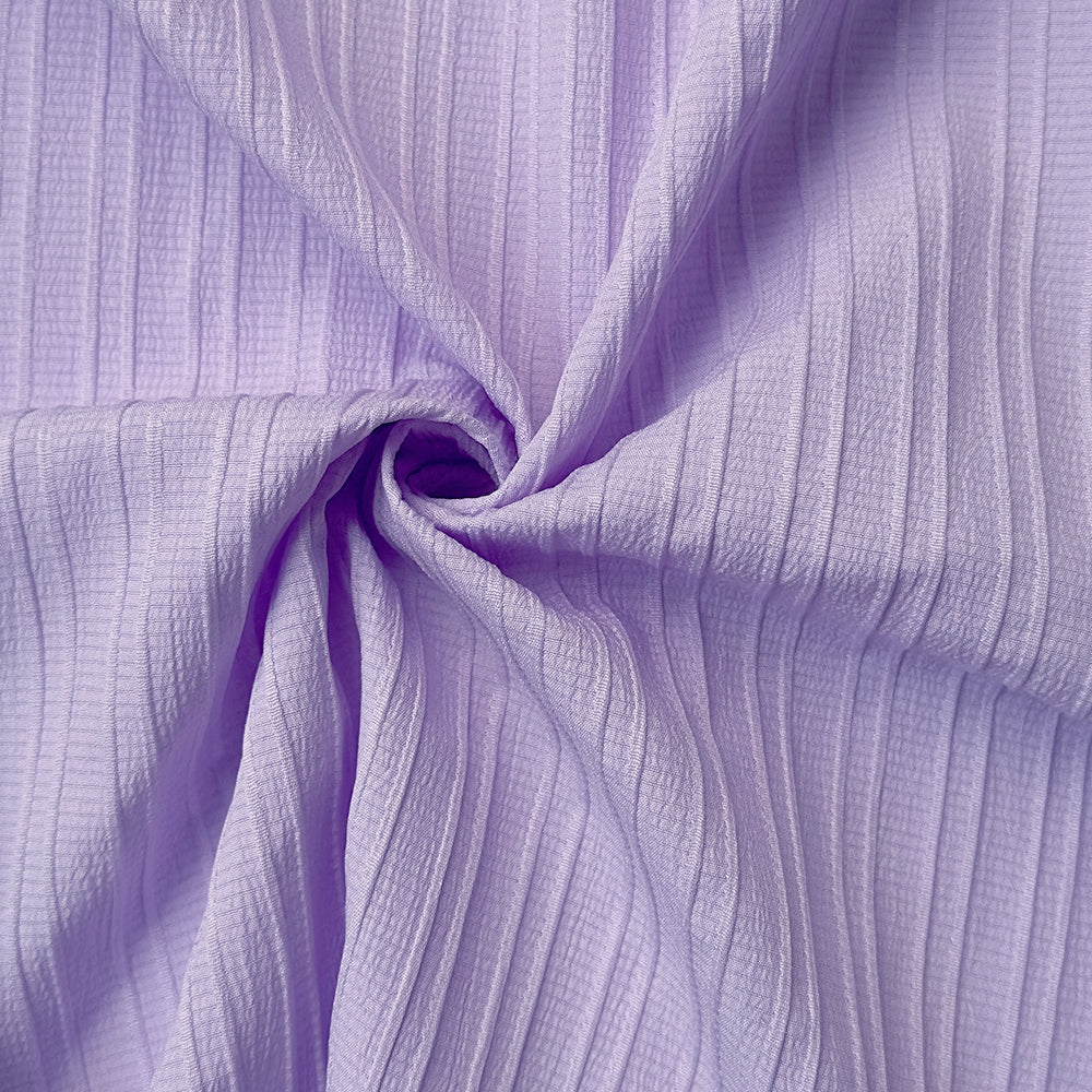 Crushed Self Stripe Light Purple Shirt