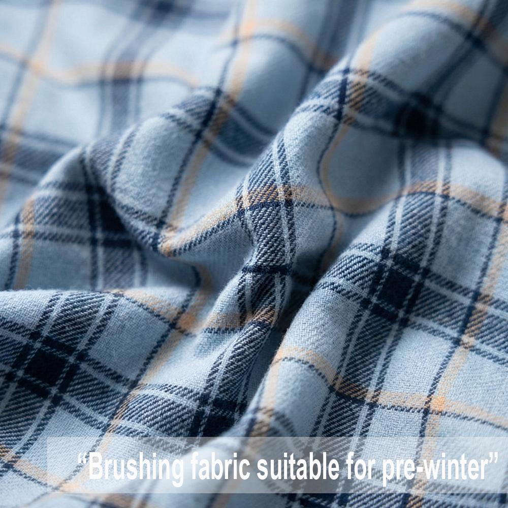 Men’s Sky Blue Winter Check Shirt | Full Sleeves
