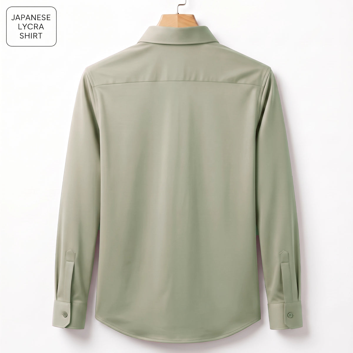 Butterfly Embroidery Party Shirts | Club Wear | Light-Greyish-Green