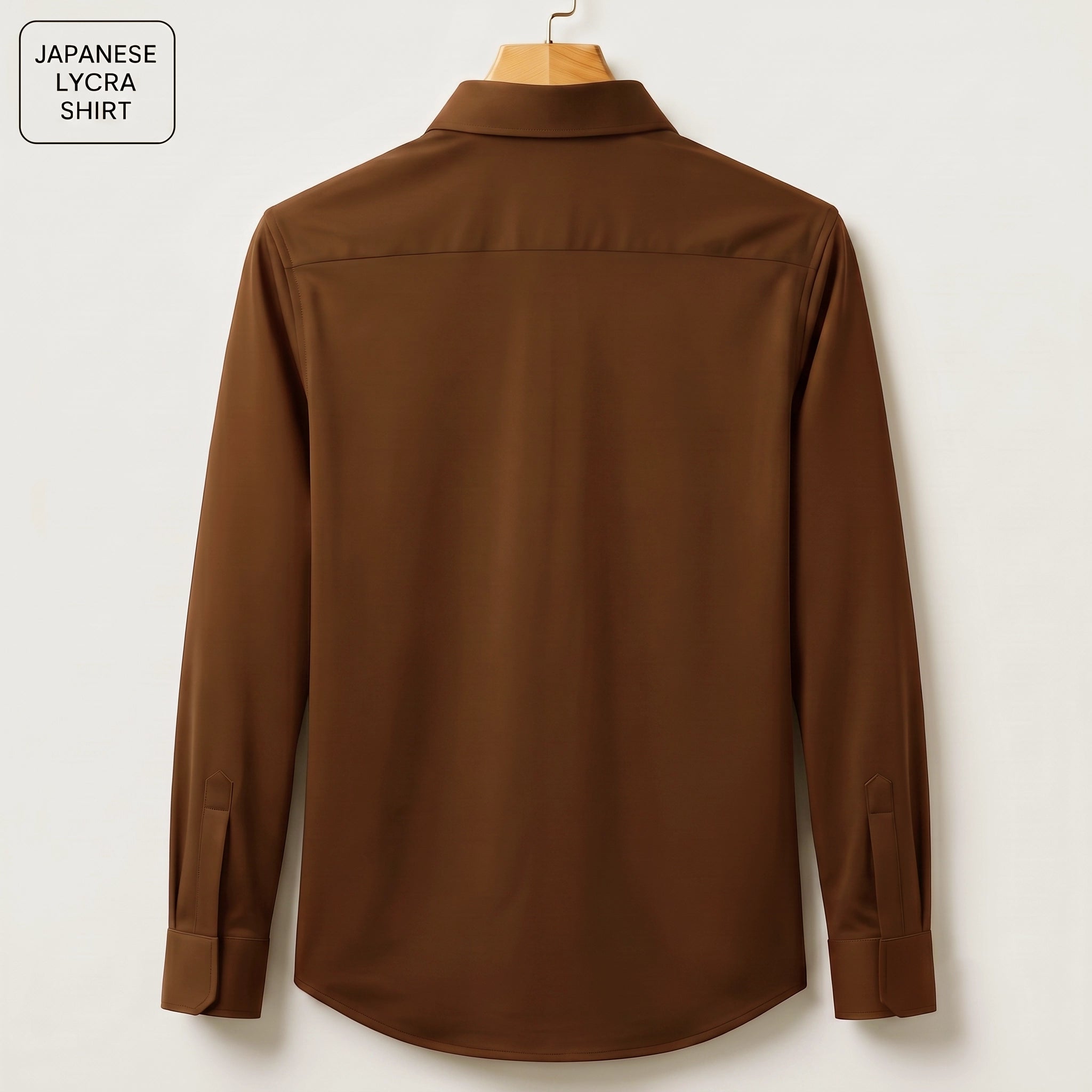 Owl Embroidery Party Shirts | Club Wear | Brown