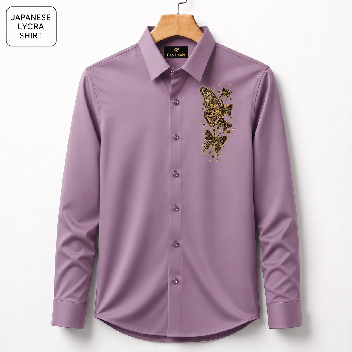 Butterfly Embroidery Party Shirts | Club Wear | Onion ( We Accept Only Prepaid For This Article )