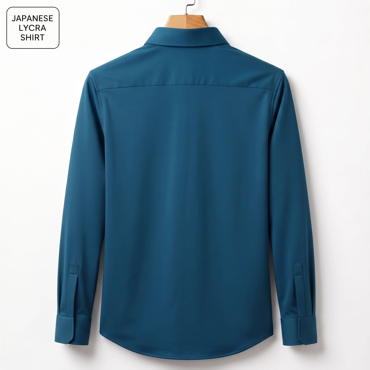 Owl Embroidery Party Shirts | Club Wear | Teal Blue