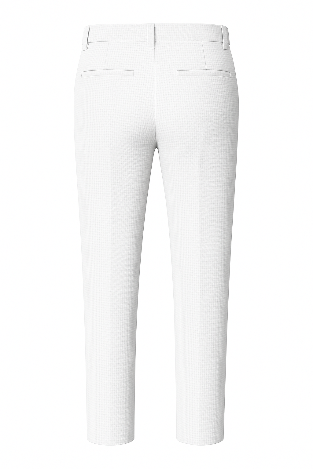 Men’s Premium Popcorn Texture Co-ord Set – Polyester Comfort Shirt & Trouser-White