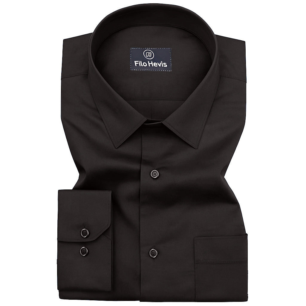 PLATINUM COTTON SATIN FORMAL SHIRT FOR MEN (Single Pocket)-Dark Olive